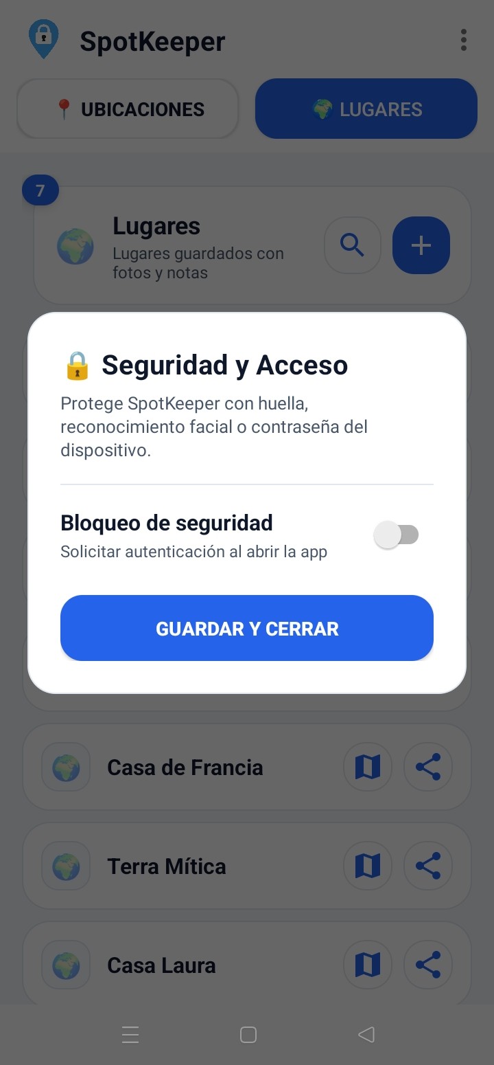 Captura de pantalla 6 de SpotKeeper